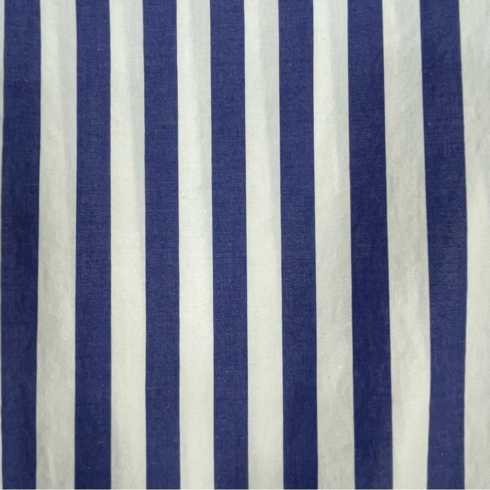 J. Crew Blue & White Striped Classic Preppy Nautical Summer Pop Over Tunic - XS